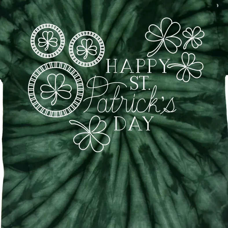 Happy St Patrick's Day Holiday Gift Tie-Dye T-Shirt