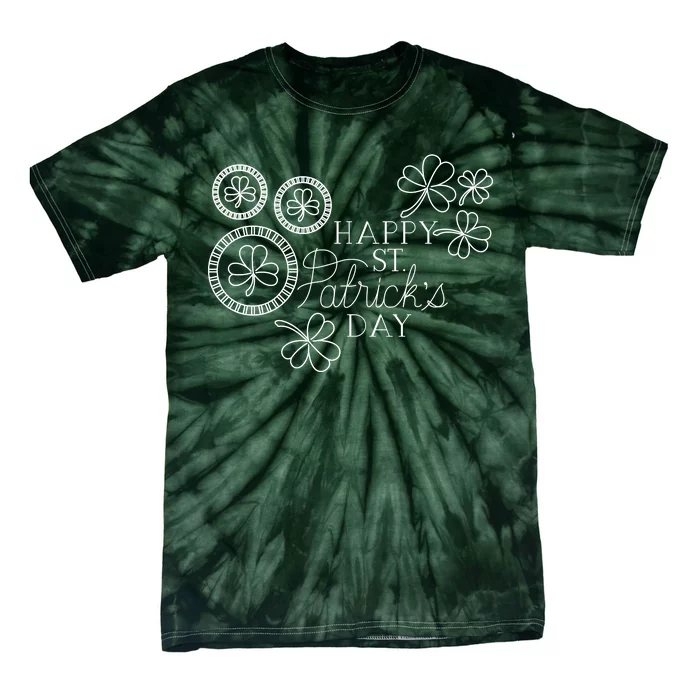 Happy St Patrick's Day Holiday Gift Tie-Dye T-Shirt