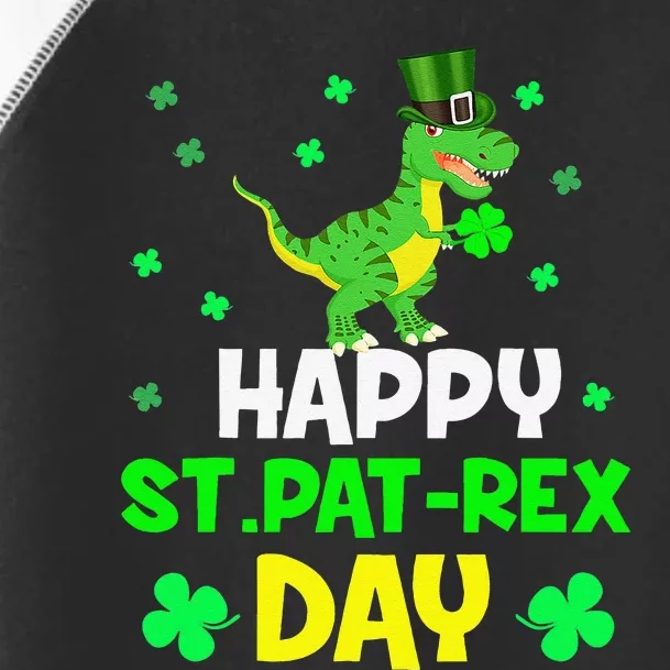 Happy St PaTRex Dinosaur Saint Patrick's Day Forss Toddler Fine Jersey T-Shirt