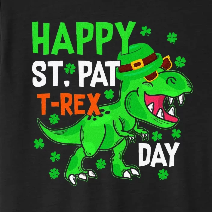 Happy St PatRex Saint Patrick's Day Dinosaurs ChromaSoft Performance T-Shirt