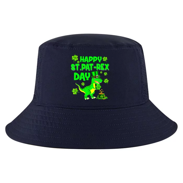 Happy St Pat Trex Day Dino St Patricks Day Boy Cool Comfort Performance Bucket Hat