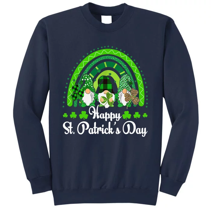 Happy St Patrick's Day Three Gnome Irish Shamrock Leprechaun Sweatshirt