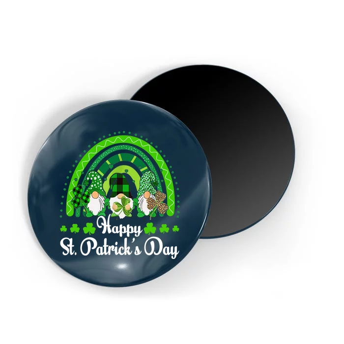 Happy St Patrick's Day Three Gnome Irish Shamrock Leprechaun Magnet