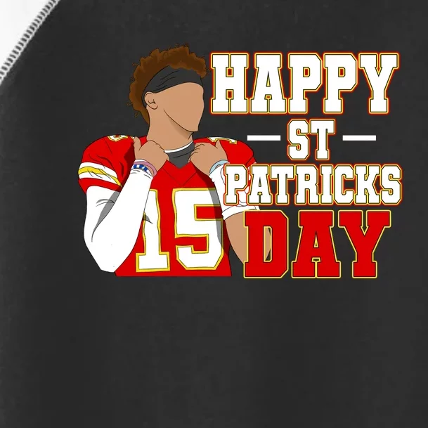 Happy Saint Patricks Day Ma!Homes St Patrick Football Player Fan Ma!Home Toddler Fine Jersey T-Shirt