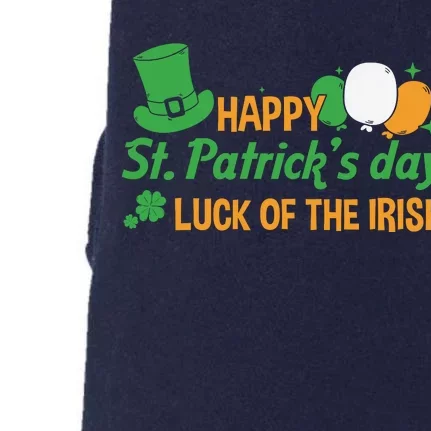 Happy St Patricks Day Luck Of The Irish Doggie 3-End Fleece Hoodie