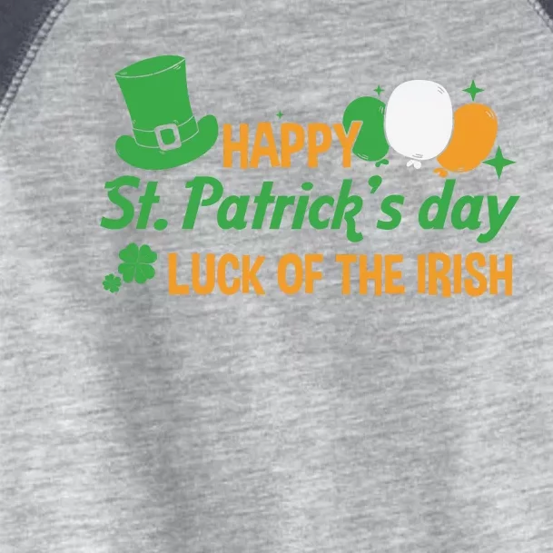 Happy St Patricks Day Luck Of The Irish Toddler Fine Jersey T-Shirt