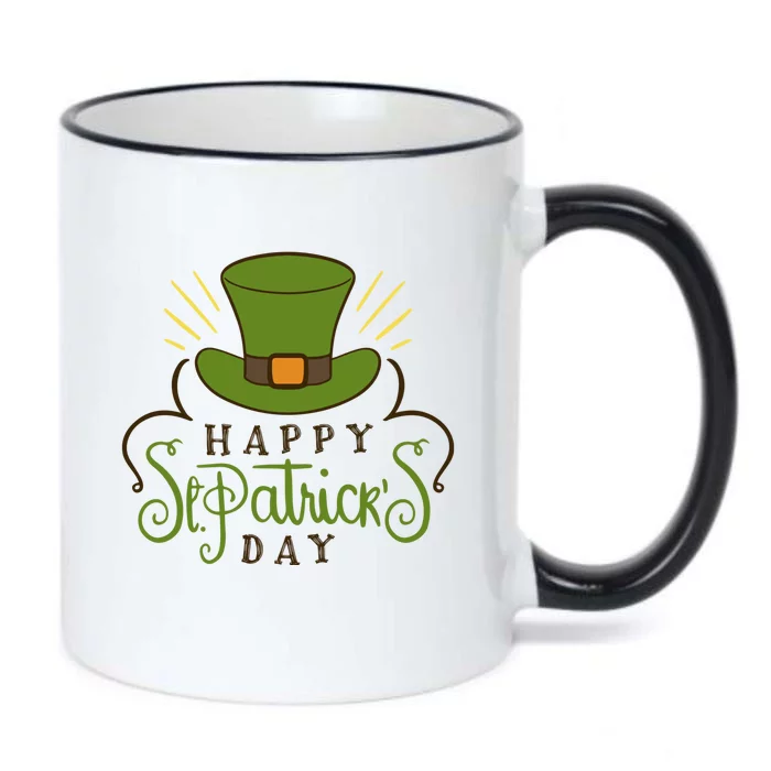 Happy St Patrick Day Black Color Changing Mug