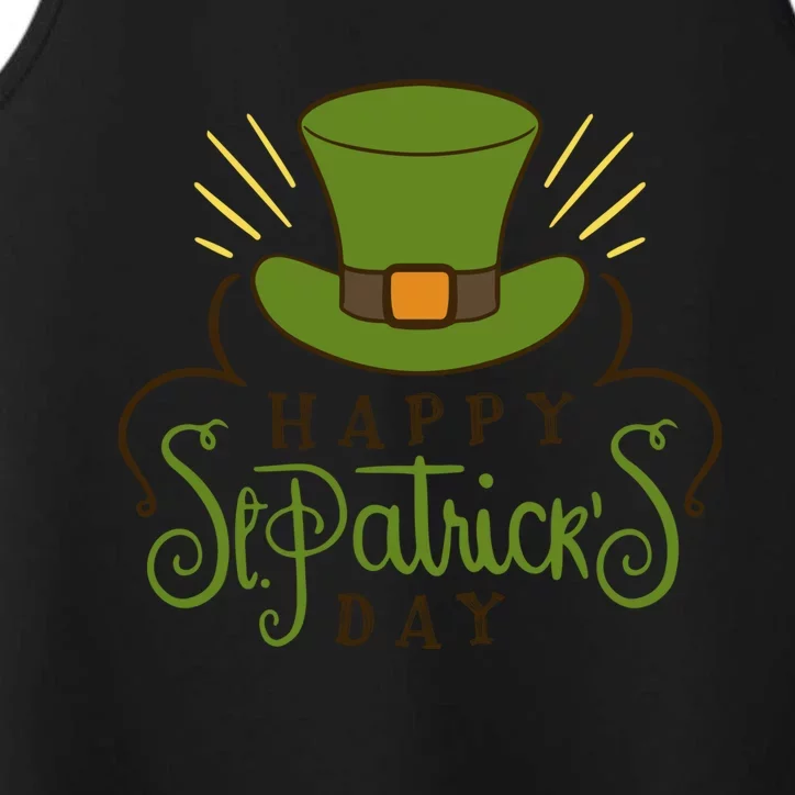 Happy St Patrick Day Performance Tank