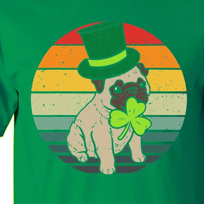 Happy St Patricks Day Irish Pug Dog Cute Saint Paddys Day Tall T-Shirt