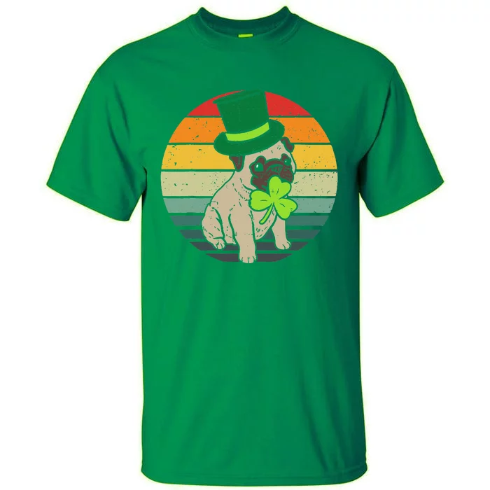 Happy St Patricks Day Irish Pug Dog Cute Saint Paddys Day Tall T-Shirt