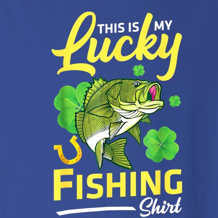 Happy Saint Patrick Day Me Fishers This Is My Lucky Fishing Gift Toddler Long Sleeve Shirt