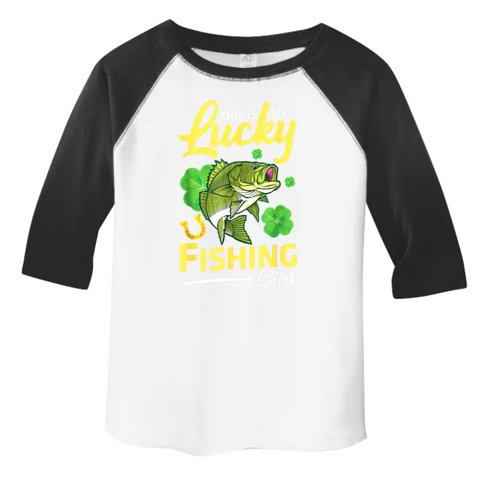 Happy Saint Patrick Day Me Fishers This Is My Lucky Fishing Gift Toddler Fine Jersey T-Shirt