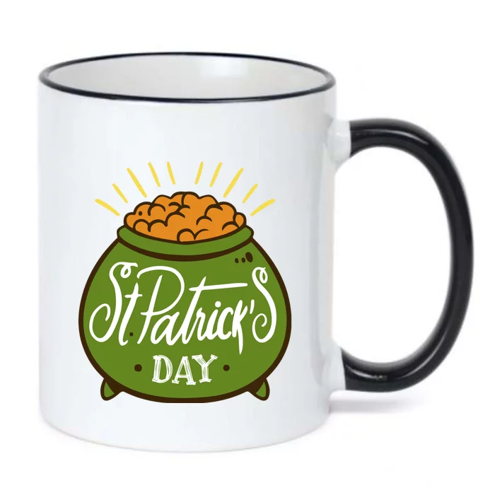 Happy St Patrick Day Black Color Changing Mug