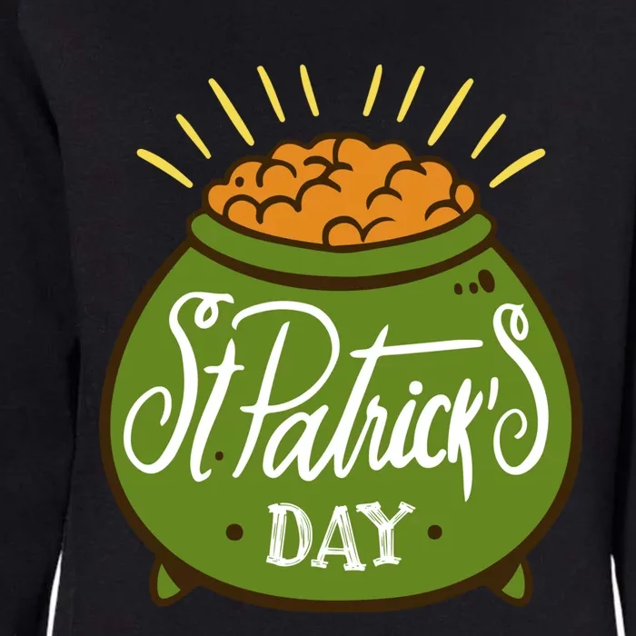 Happy St Patrick Day Womens California Wash Sweatshirt