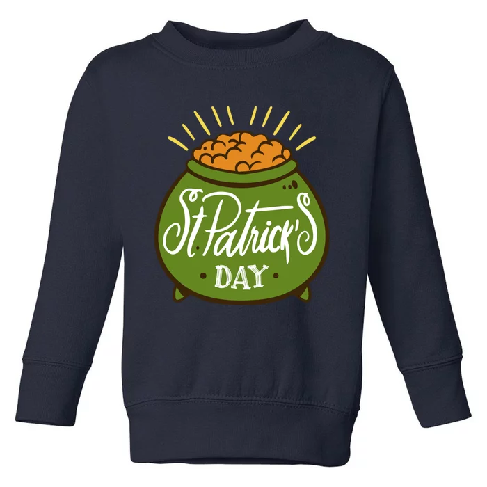 Happy St Patrick Day Toddler Sweatshirt