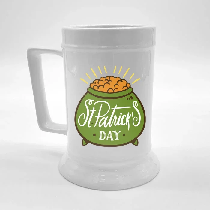 Happy St Patrick Day Front & Back Beer Stein