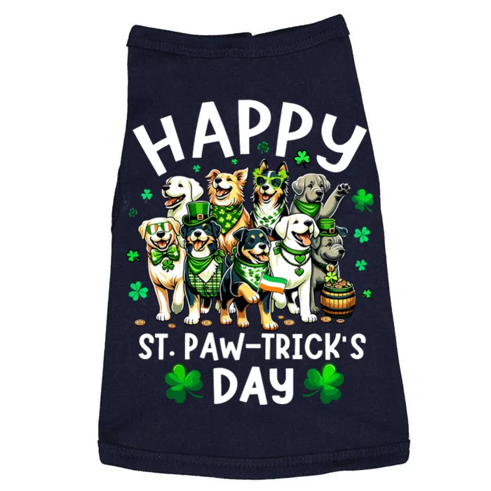 Happy Saint Patricks Day Dog Puppy Lover For Boy Girl Doggie Tank