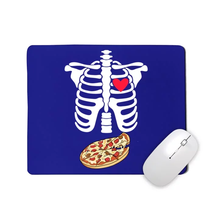 Halloween Skeleton Pregnancy Pizza Xray Dad To Be Cute Gift Mousepad