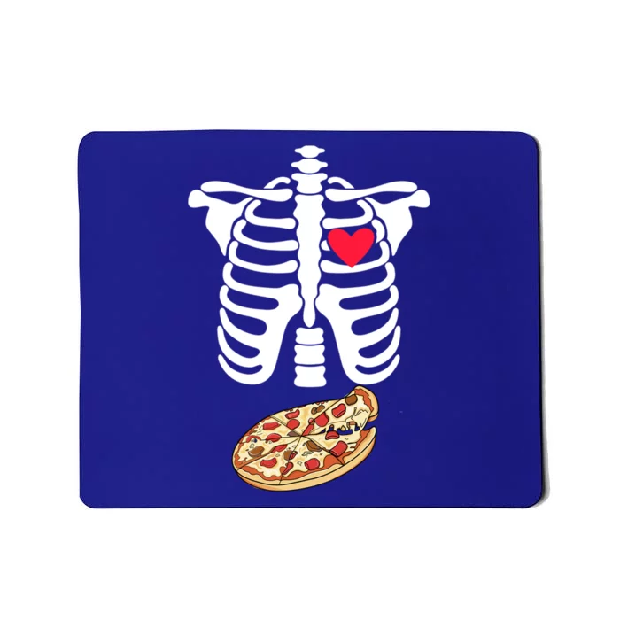 Halloween Skeleton Pregnancy Pizza Xray Dad To Be Cute Gift Mousepad