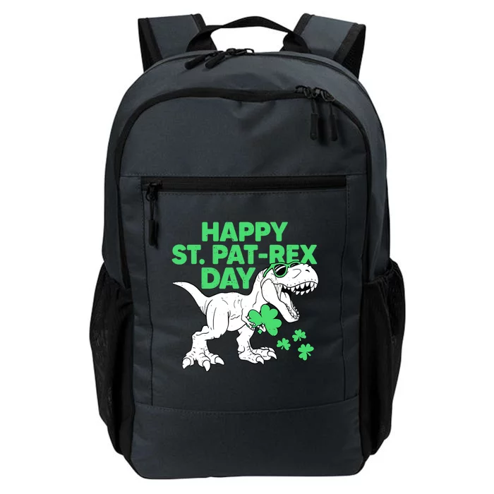 Happy St Pat Rex Day St Patricks Dinosaur Boy Daily Commute Backpack