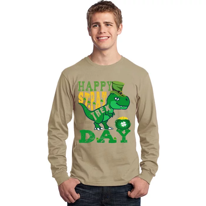 Happy St. PatRex Day Saint Patrick's Day Dinosaurs Tall Long Sleeve T-Shirt