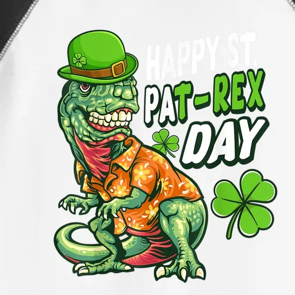 Happy St PaTRex Dinosaur Saint Patrick's Day Toddler Fine Jersey T-Shirt