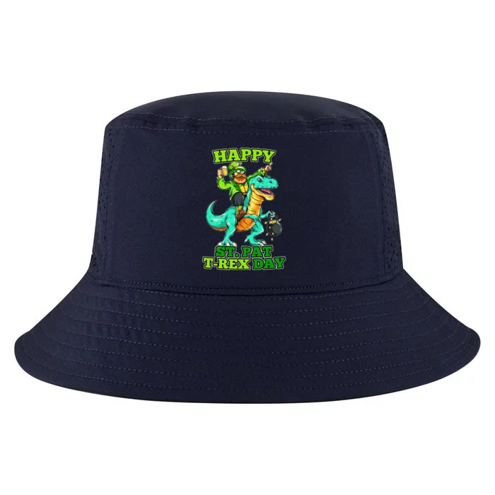 Happy St. PatRex Day Saint Patrick's Leprechaun Dinosaur Cool Comfort Performance Bucket Hat