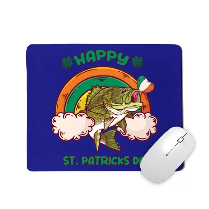 Happy St Patrick's Day Fishing Funny Fishing St Patricks Day Great Gift Mousepad