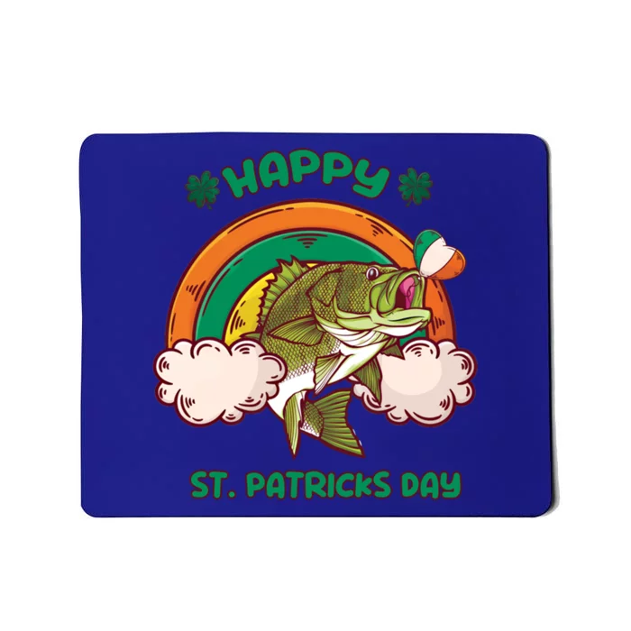 Happy St Patrick's Day Fishing Funny Fishing St Patricks Day Great Gift Mousepad