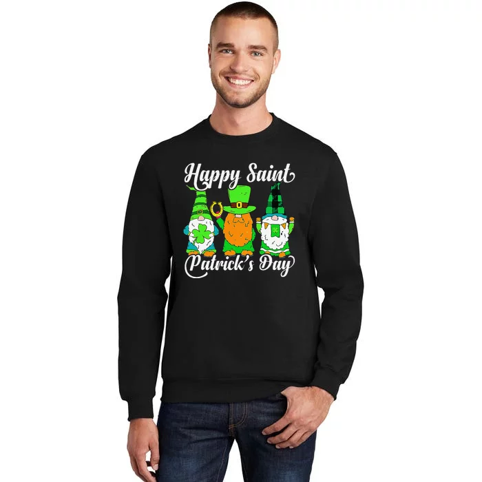 Happy Saint Patrick's Day Gnomes Shamrock Leprechaun Sweatshirt