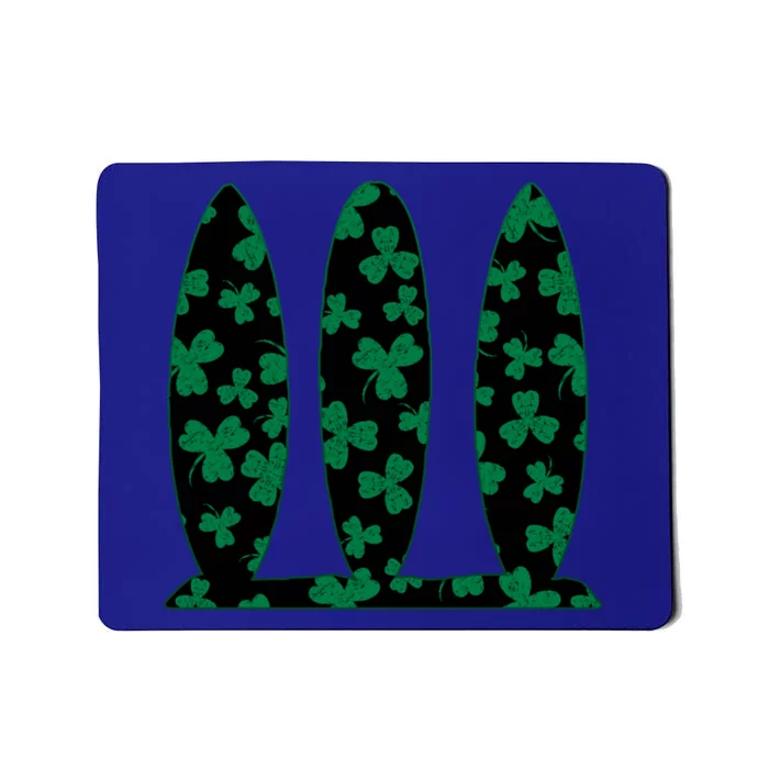 Hawaiian St Patrick Day Surfing Gift Cool Gift Mousepad