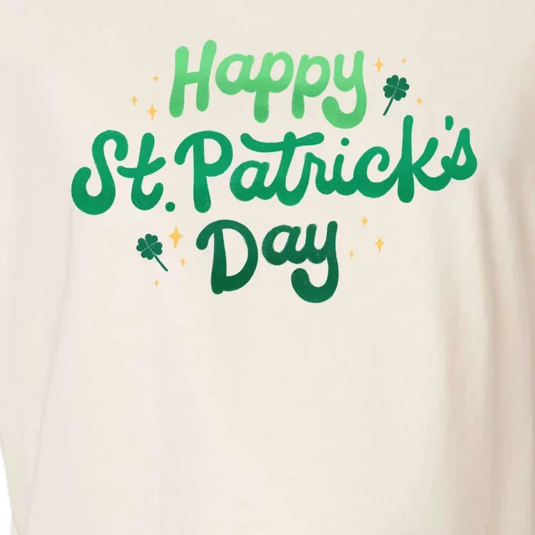 Happy St Patrick's Day Holiday Gift Garment-Dyed Women's Muscle Tee