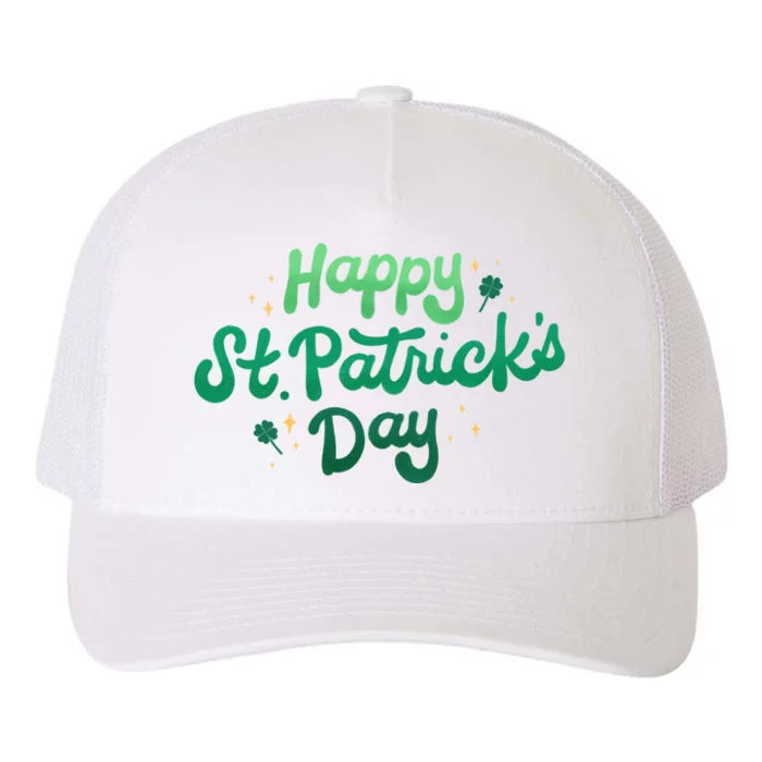 Happy St Patrick's Day Holiday Gift Yupoong Adult 5-Panel Trucker Hat