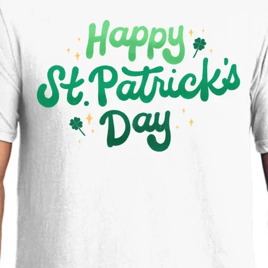 Happy St Patrick's Day Holiday Gift Pajama Set