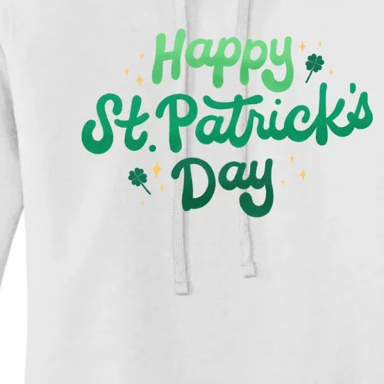 Happy St Patrick's Day Holiday Gift Women's Pullover Hoodie