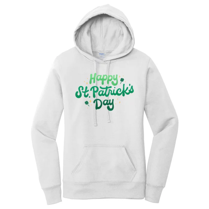 Happy St Patrick's Day Holiday Gift Women's Pullover Hoodie