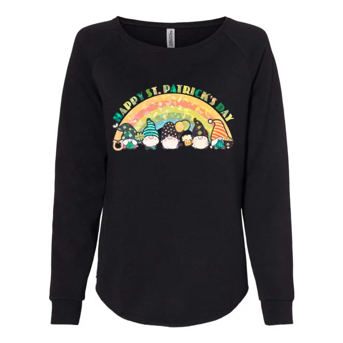 Happy St. PatrickS Day Leprechaun Gnomes Womens California Wash Sweatshirt