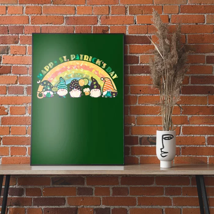 Happy St. PatrickS Day Leprechaun Gnomes Poster