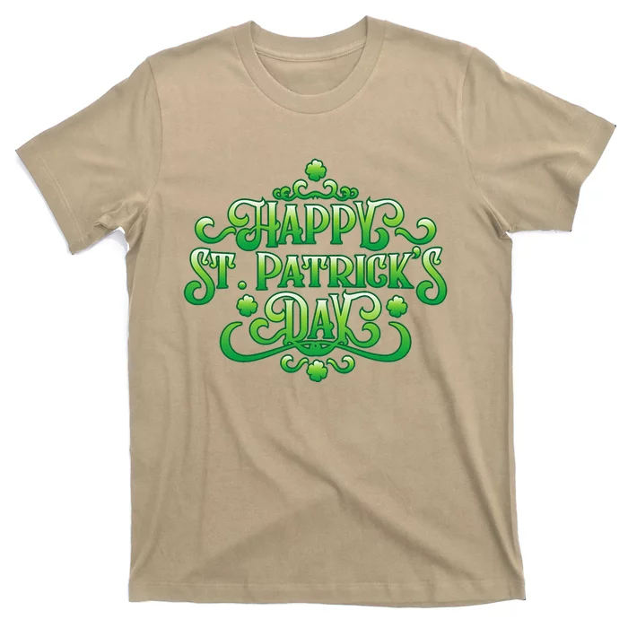 Happy St. Patrick's Day Irish Holiday Shamrock T-Shirt