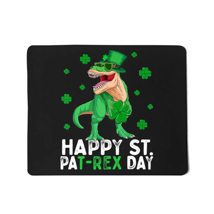 Happy St PaTRex Dinosaur Saint Patrick's Day For Boy Girl Mousepad