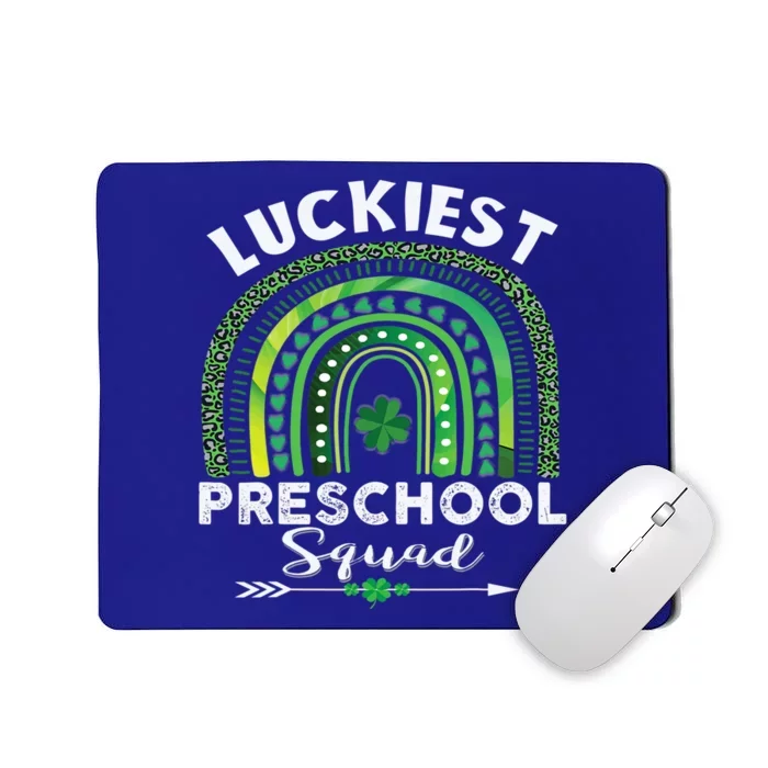 Happy St Patrick Day Teacher Cute Luckiest Preschool Squad Gift Mousepad