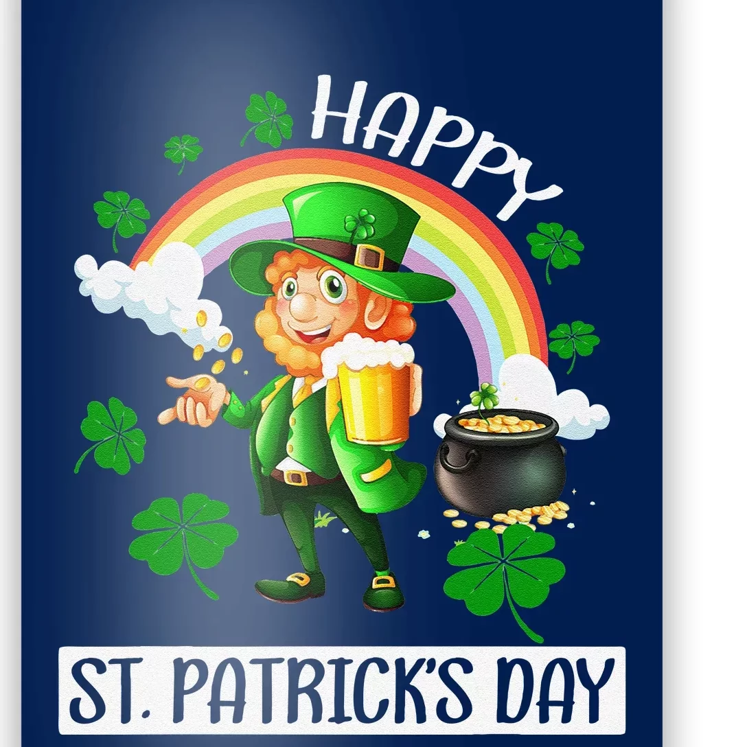 Happy St. Patrick's Day Saint Shenanigan Clover Irishman Poster