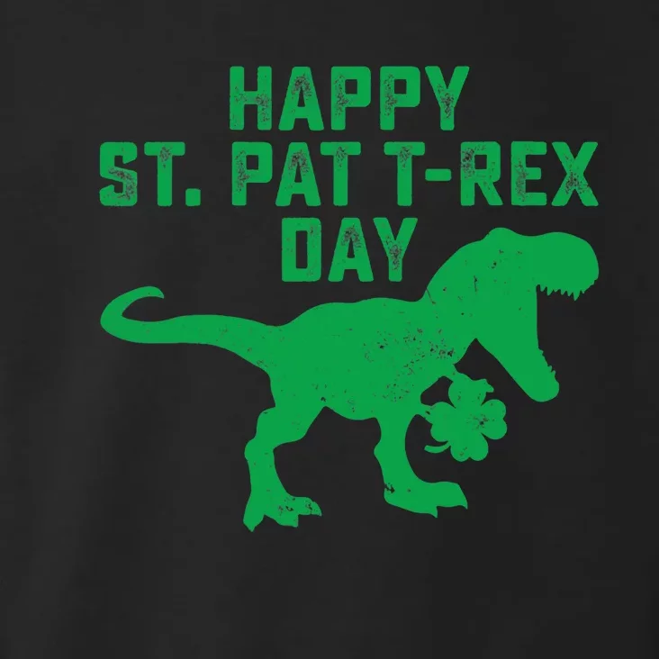 Happy St Pat Trex Day Dino St Patricks Day Toddler Hoodie