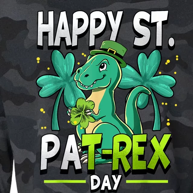 Happy St Patricks Day Happy St Patrex Day Cropped Pullover Crew