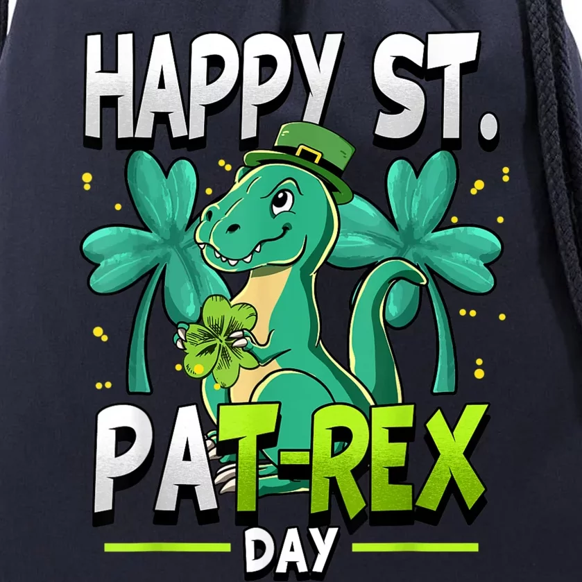 Happy St Patricks Day Happy St Patrex Day Drawstring Bag