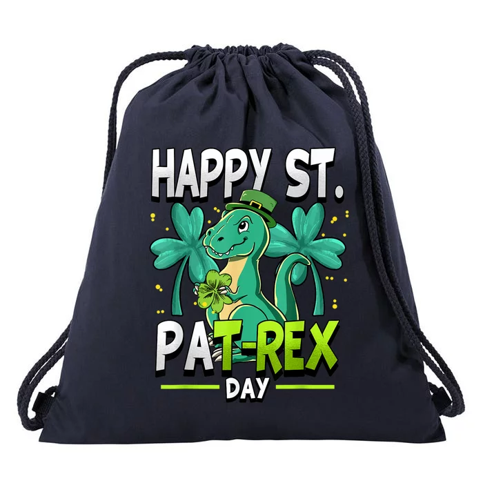 Happy St Patricks Day Happy St Patrex Day Drawstring Bag