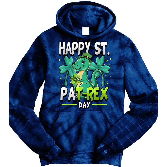 Happy St Patricks Day Happy St Patrex Day Tie Dye Hoodie