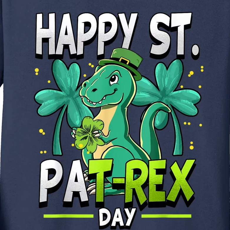 Happy St Patricks Day Happy St Patrex Day Kids Long Sleeve Shirt