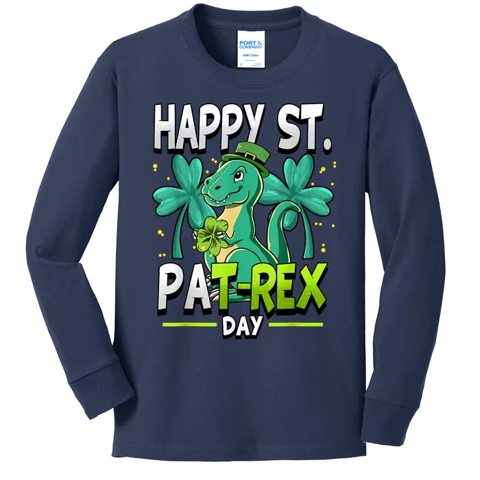 Happy St Patricks Day Happy St Patrex Day Kids Long Sleeve Shirt