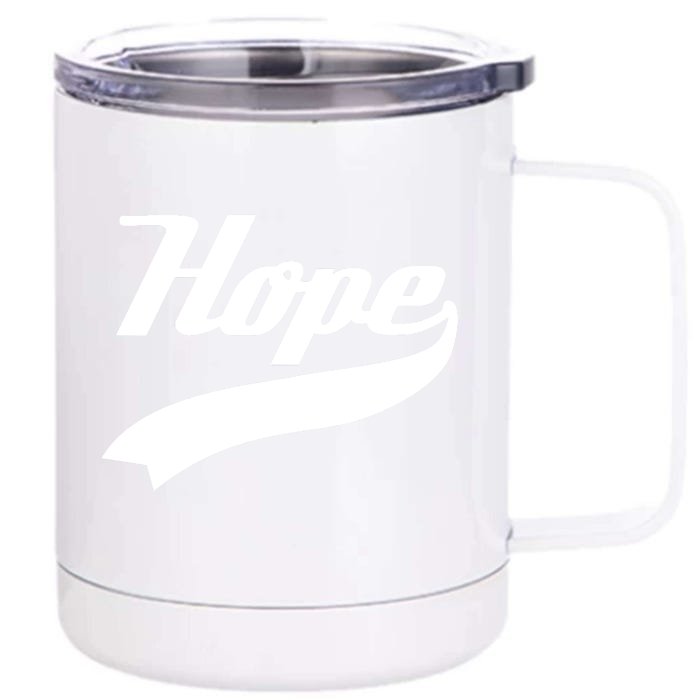 Hope Slogan Quote Christian Religious Jesus Christ Christmas Christian Jesus Chr Front & Back 12oz Stainless Steel Tumbler Cup